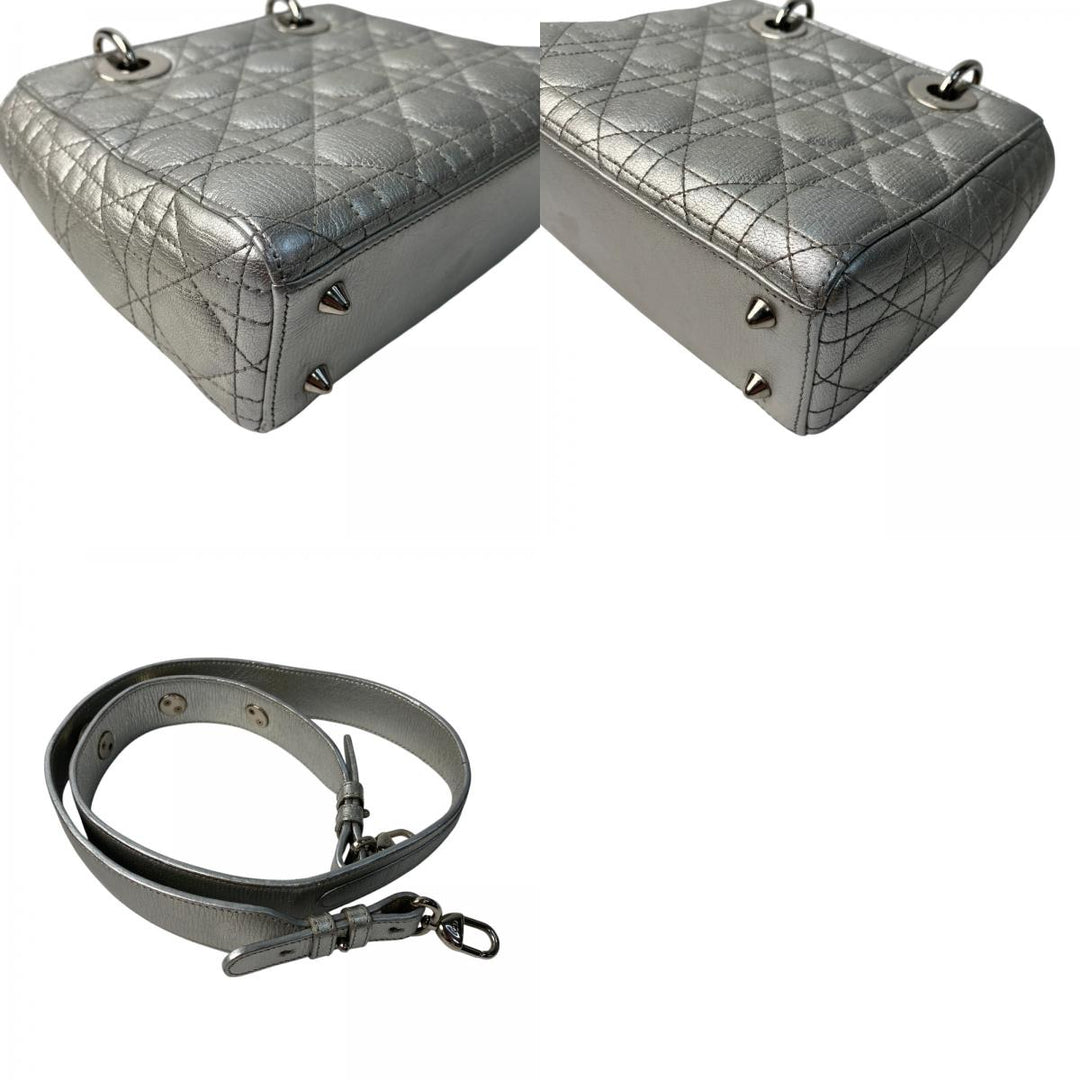 美品 ディオール DIOR レディース マイレディディオール カナージュ 2way ショルダーバッグ ハンドバッグ 斜めがけ クロスボディ