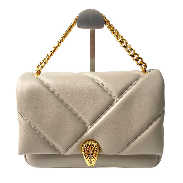 未使用 ブルガリ BVLGARI レディース セルペンティ ハンドバッグ レザー