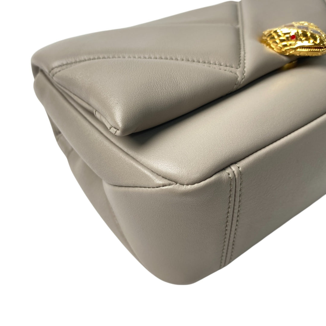 未使用 ブルガリ BVLGARI レディース セルペンティ ハンドバッグ レザー