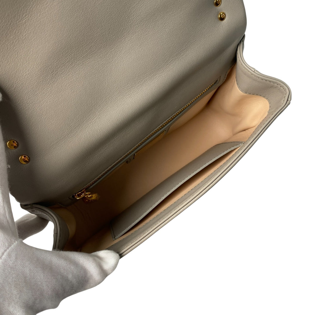 未使用 ブルガリ BVLGARI レディース セルペンティ ハンドバッグ レザー