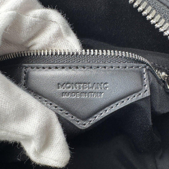 美品 モンブラン MONTBLANC メッセンジャー ショルダーバッグ ブラック 斜めがけ クロスボディ メンズ