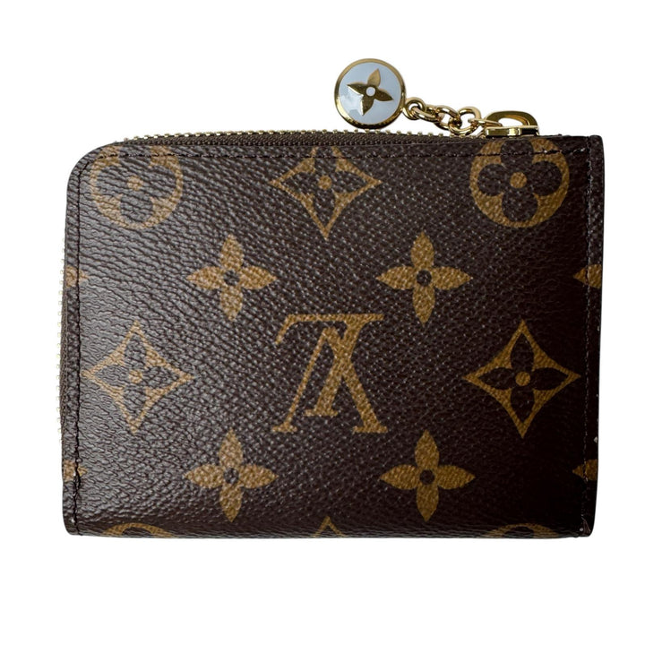 美品 ルイヴィトン LOUIS VUITTON モノグラム ポルトフォイユ ノア コンパクトウォレット M14530 IC レディース