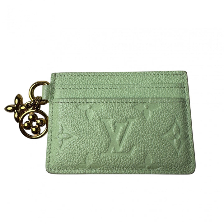 ルイヴィトン LOUIS VUITTON モノグラム アンプラント ポルト カルト LV チャーム カードケース M83584 IC レディース