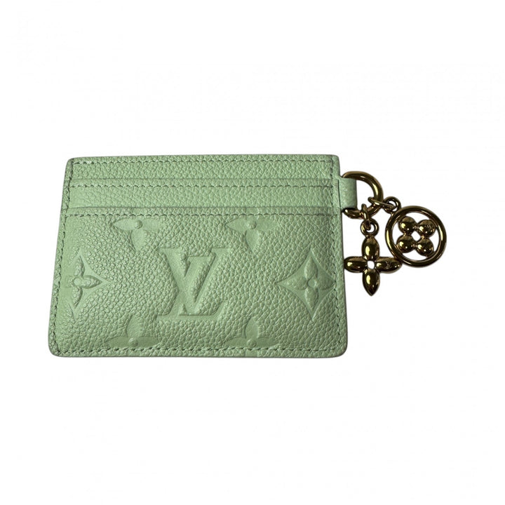 ルイヴィトン LOUIS VUITTON モノグラム アンプラント ポルト カルト LV チャーム カードケース M83584 IC レディース