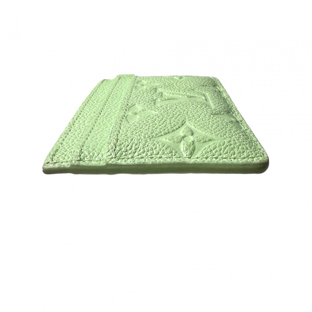 ルイヴィトン LOUIS VUITTON モノグラム アンプラント ポルト カルト LV チャーム カードケース M83584 IC レディース