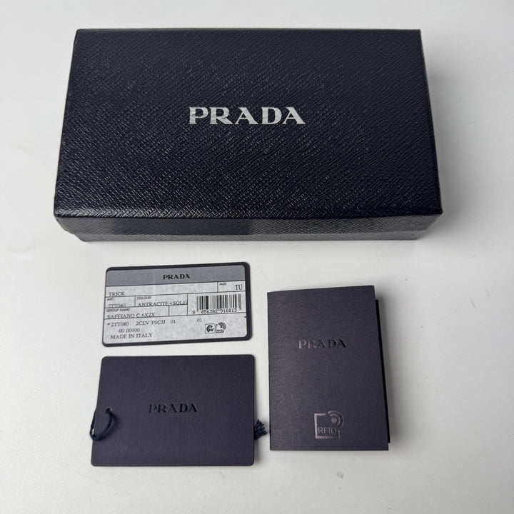美品プラダ PRADA サフィアーノ ドッグイラスト コインケース 2TT080 レディース