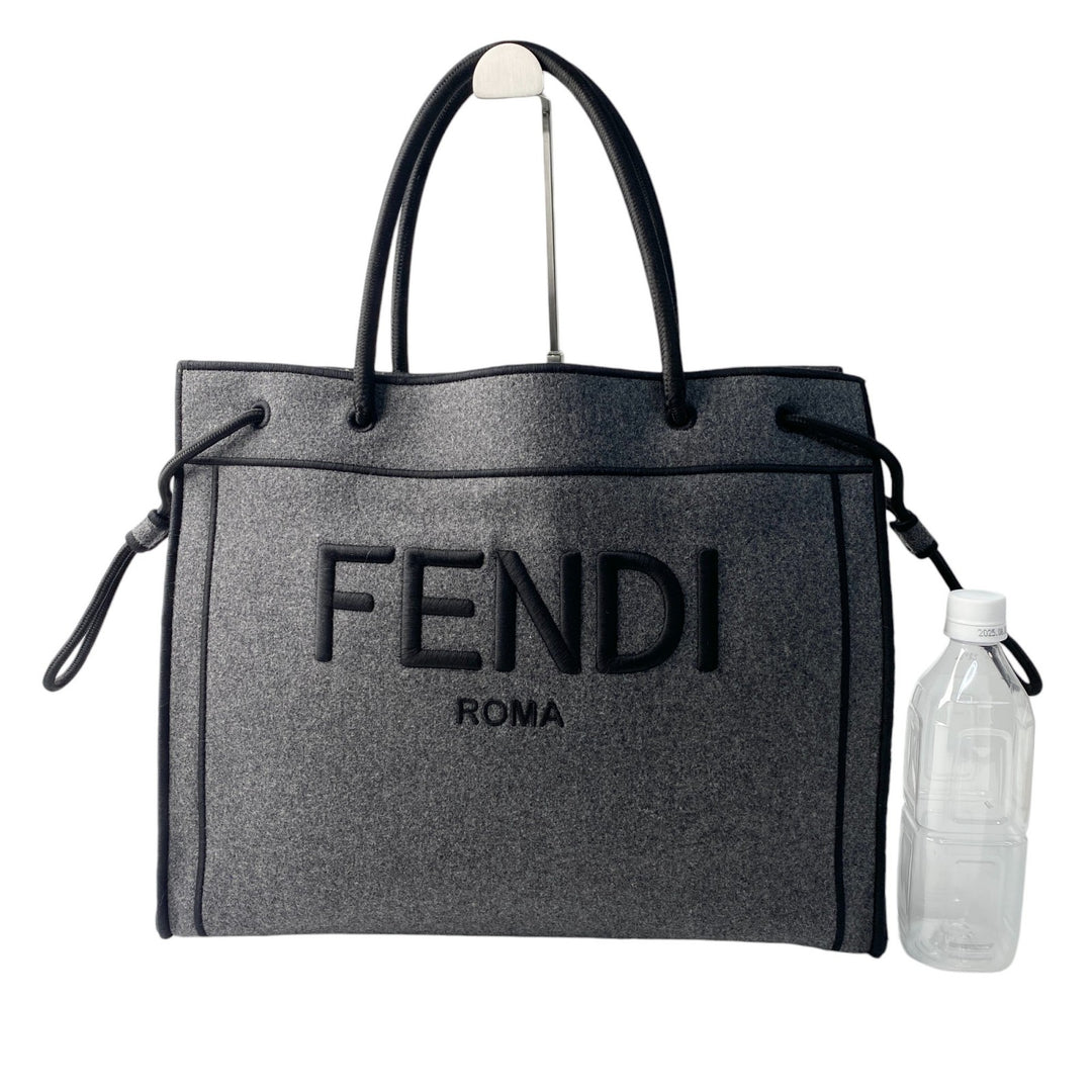未使用 フェンディ FENDI レディース ショッパー ロゴ トートバッグ 8BH379 肩がけ
