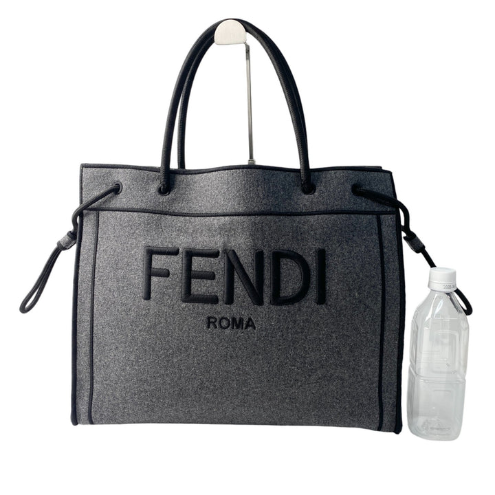 未使用 フェンディ FENDI レディース ショッパー ロゴ トートバッグ 8BH379 肩がけ