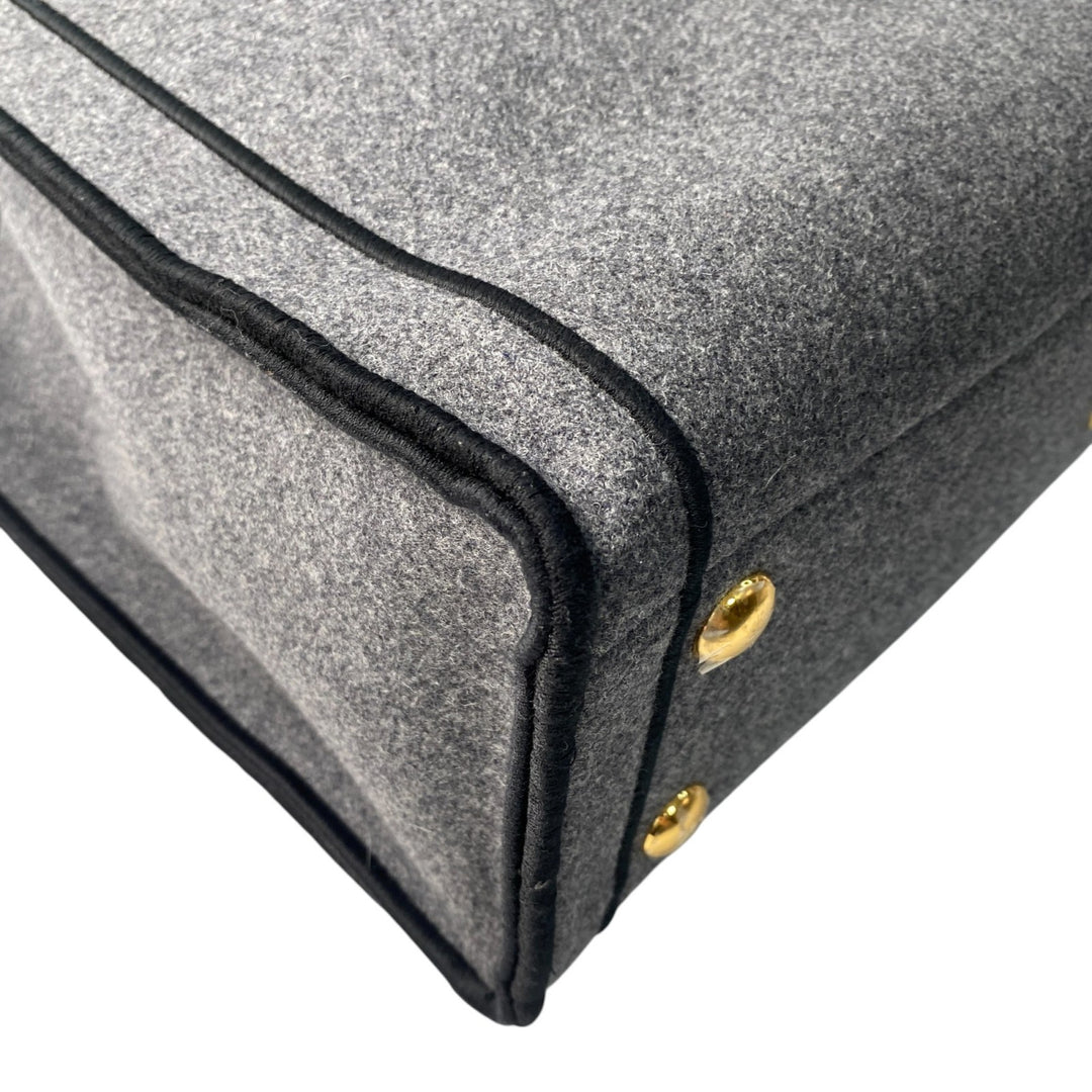 未使用 フェンディ FENDI レディース ショッパー ロゴ トートバッグ 8BH379 肩がけ