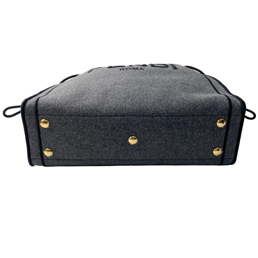 未使用 フェンディ FENDI レディース ショッパー ロゴ トートバッグ 8BH379 肩がけ