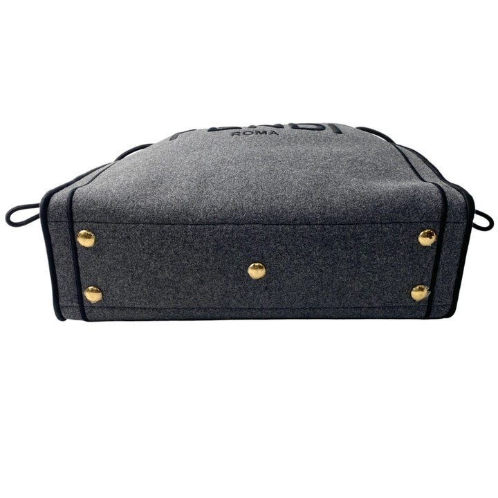 未使用 フェンディ FENDI レディース ショッパー ロゴ トートバッグ 8BH379 肩がけ