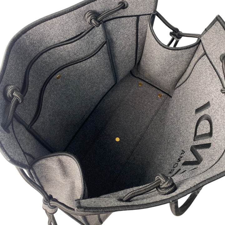 未使用 フェンディ FENDI レディース ショッパー ロゴ トートバッグ 8BH379 肩がけ