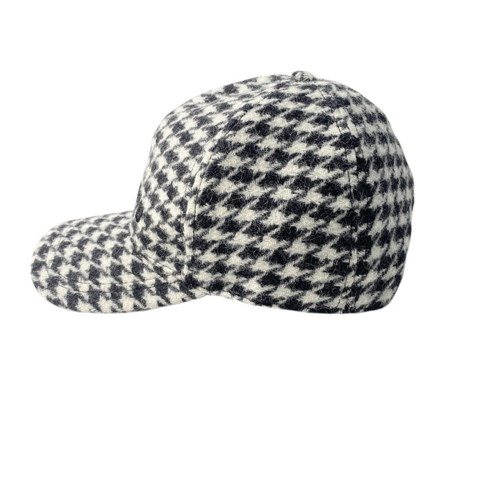 美品 ミュウミュウ MIUMIU ロゴ キャップ M 5HC179 千鳥柄 レディース