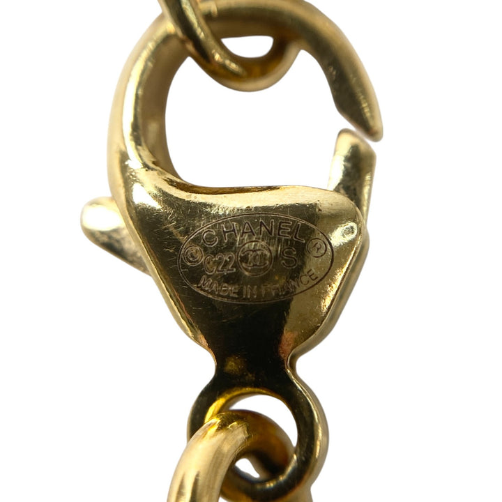 美品 シャネル CHANEL レディース ココマーク チョーカー ネックレス C22S