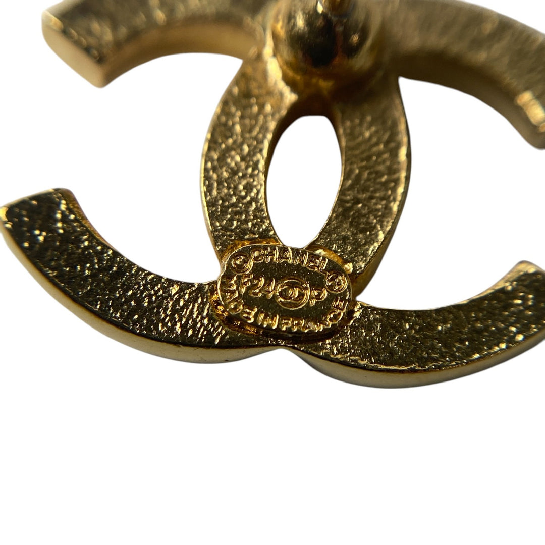 美品 シャネル CHANEL レディース マトラッセ ココマーク ピアス F24 P