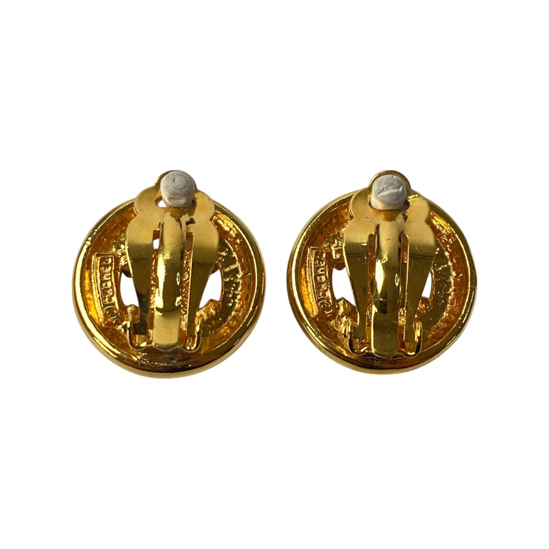 シャネル CHANEL レディース ココマーク イヤリング ゴールド