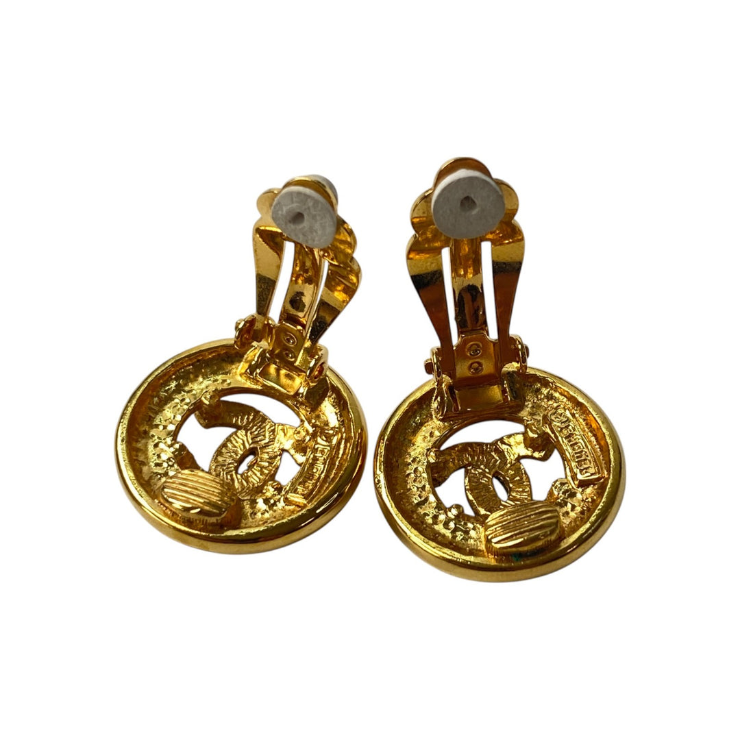 シャネル CHANEL レディース ココマーク イヤリング ゴールド