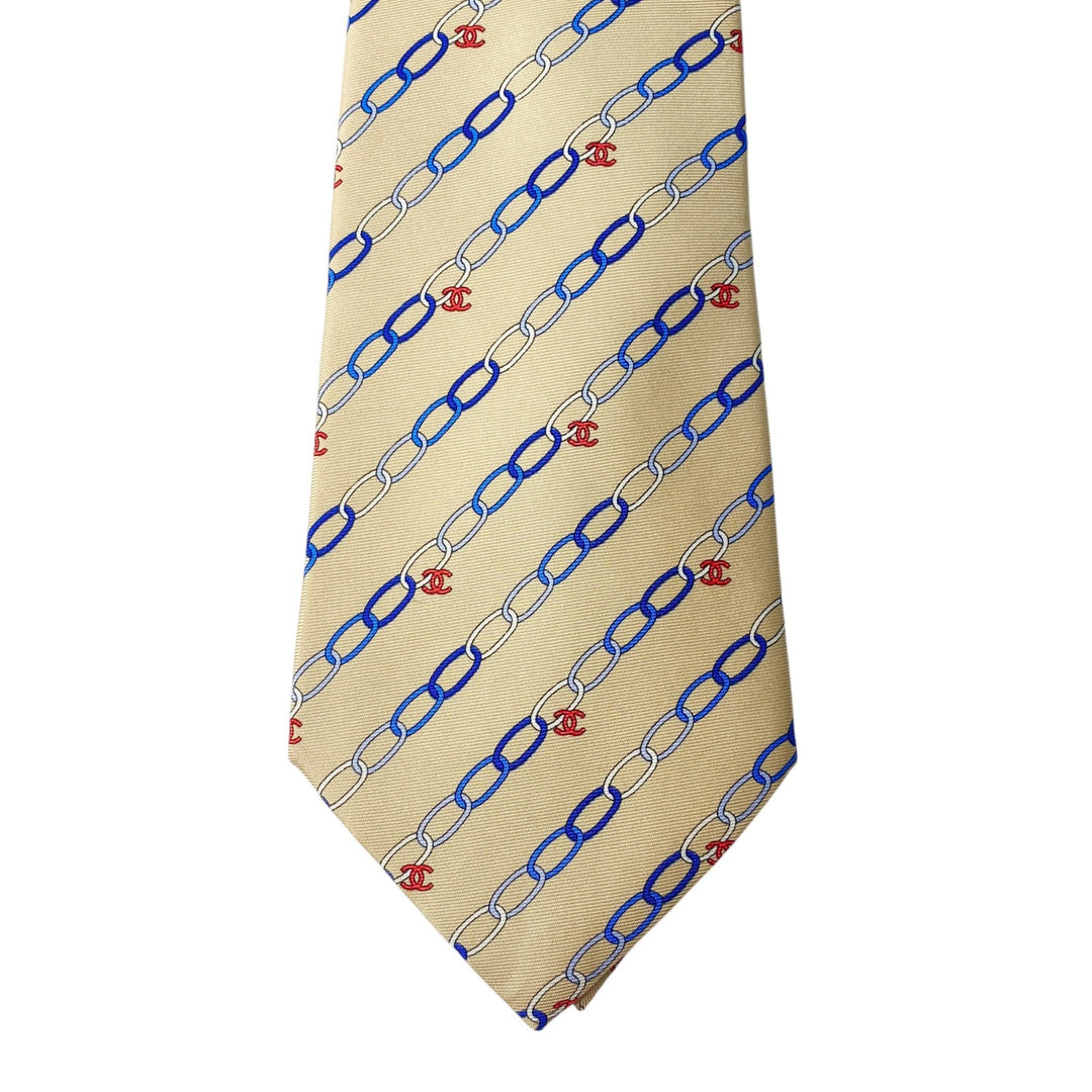 新品 シャネル CHANEL メンズ ココマーク ネクタイ タグ付