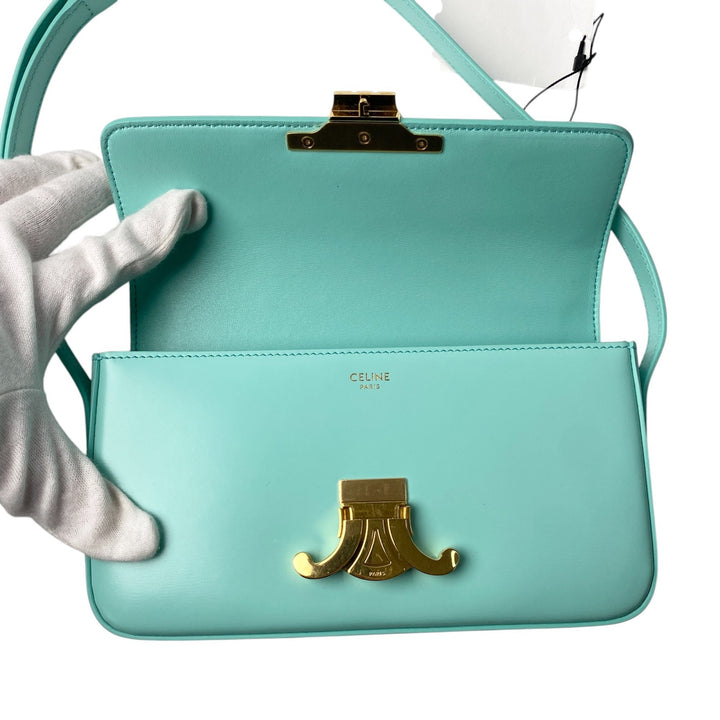 未使用 セリーヌ CELINE レディース トリオンフ クロード ショルダーバッグ ハンドバッグ S.DR.4221