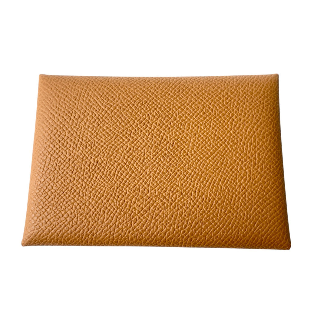 新品 エルメス HERMES レディース ガルヴィ デュオ ゴールド エプソン W刻印 コインケース