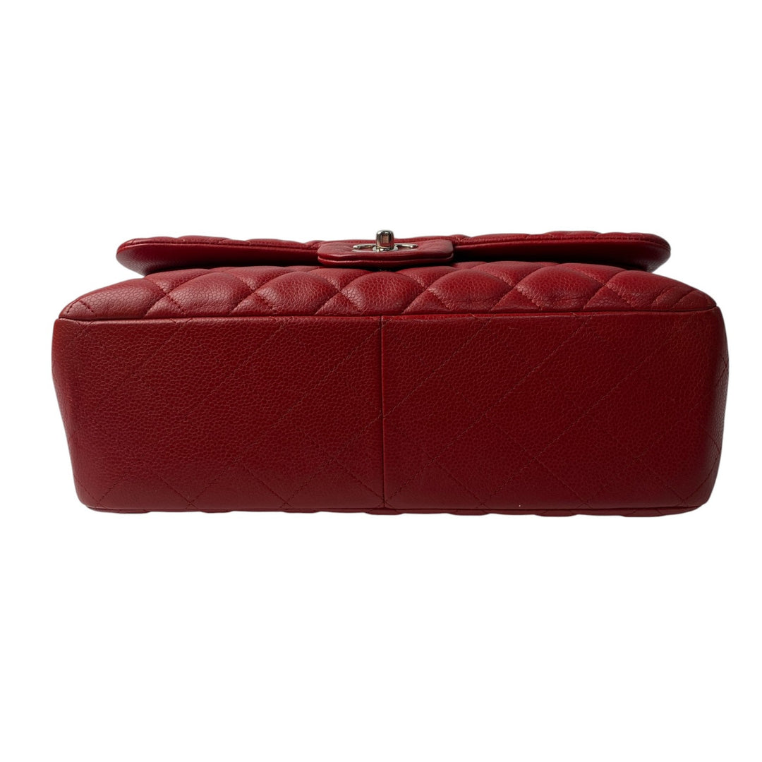 美品 シャネル CHANEL レディース ダブルフラップ マトラッセ ショルダーバッグ ターンロック 14番台