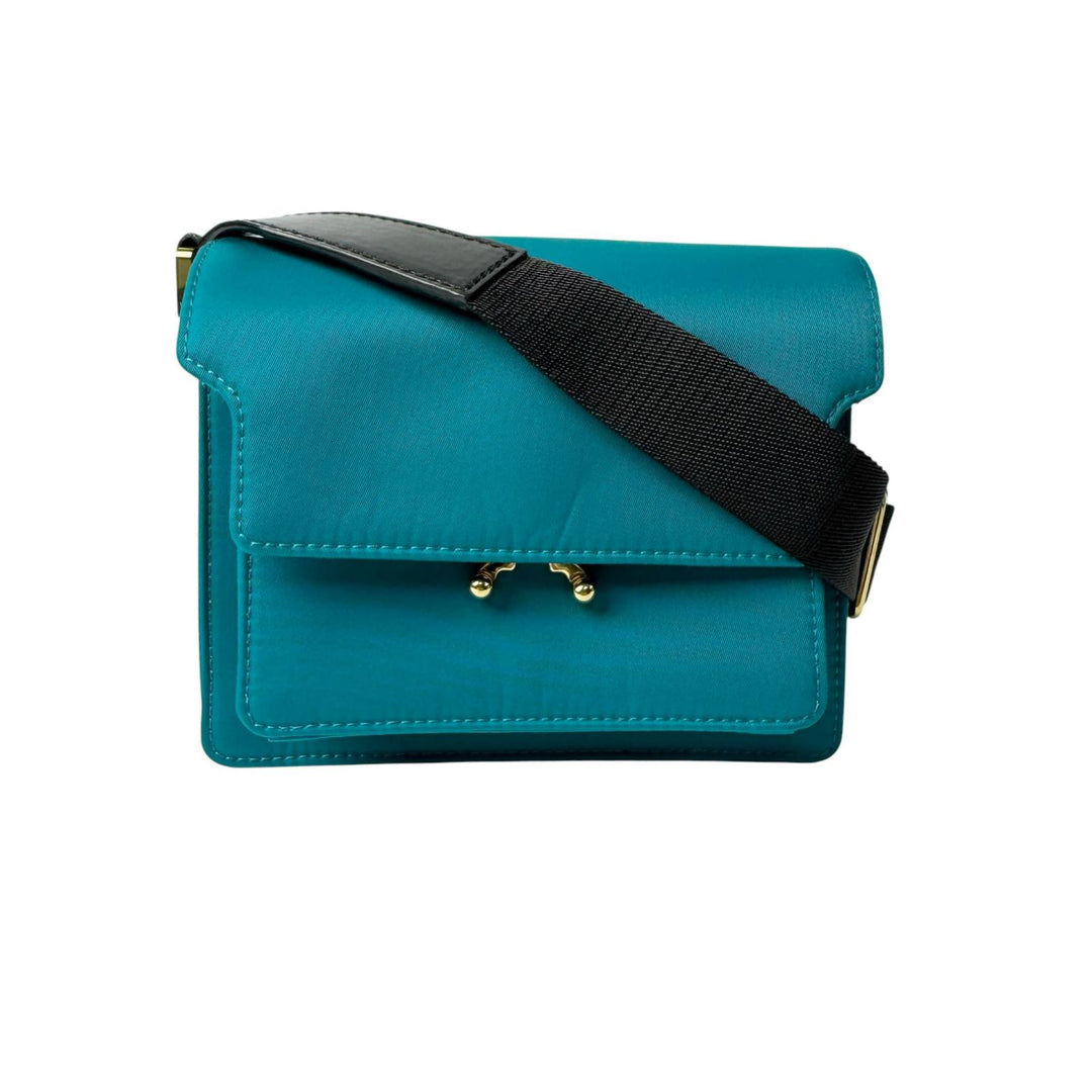 美品 マルニ marni トランク ナイロン ショルダーバッグ アイコンバッグ 斜めがけ クロスボディ レディース