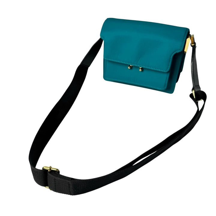 美品 マルニ marni トランク ナイロン ショルダーバッグ アイコンバッグ 斜めがけ クロスボディ レディース