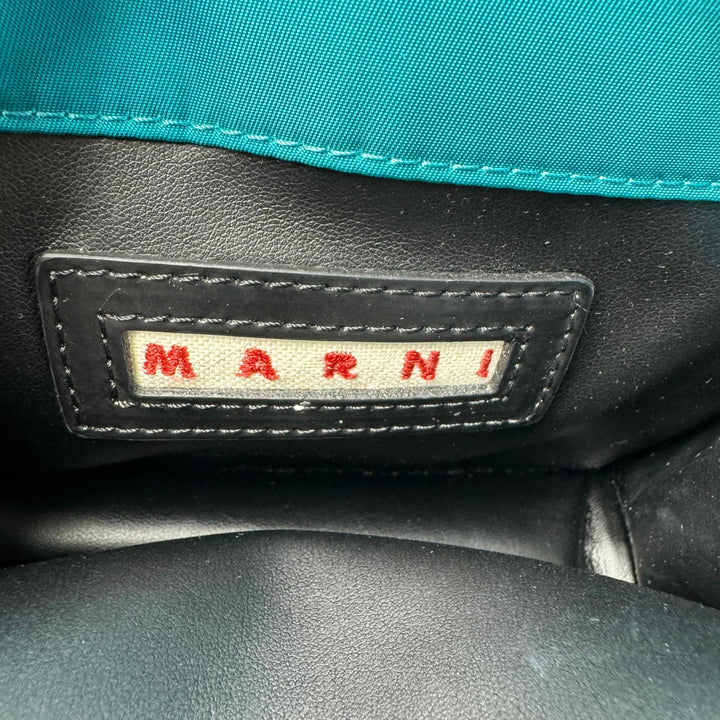 美品 マルニ marni トランク ナイロン ショルダーバッグ アイコンバッグ 斜めがけ クロスボディ レディース