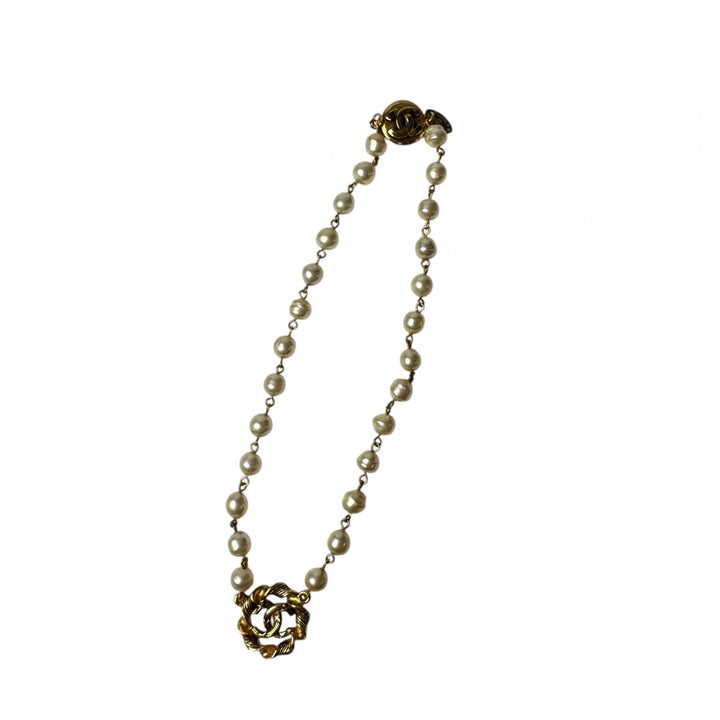 シャネル CHANEL ココマーク パール ネックレス 3647 レディース