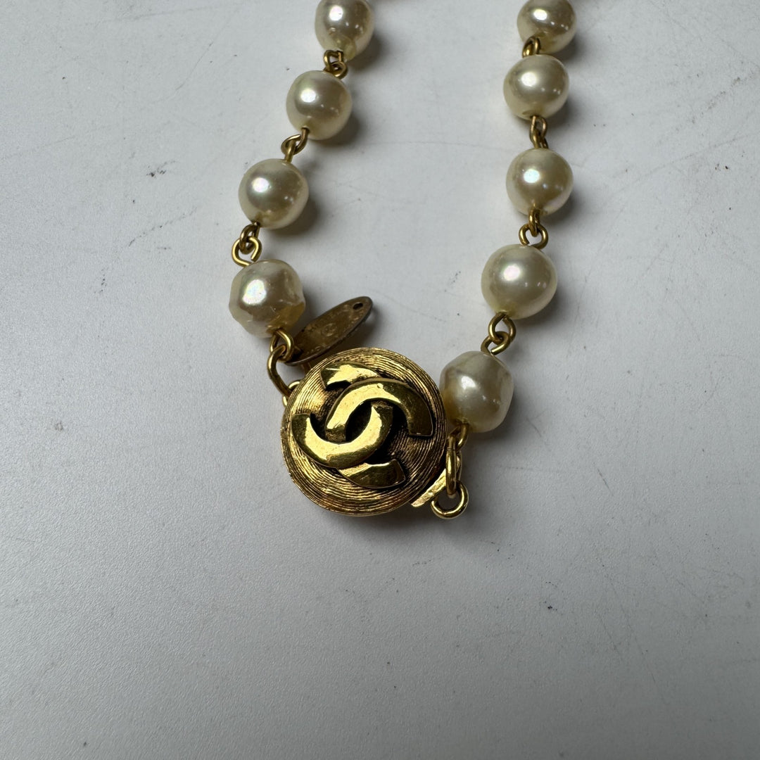 シャネル CHANEL ココマーク パール ネックレス 3647 レディース