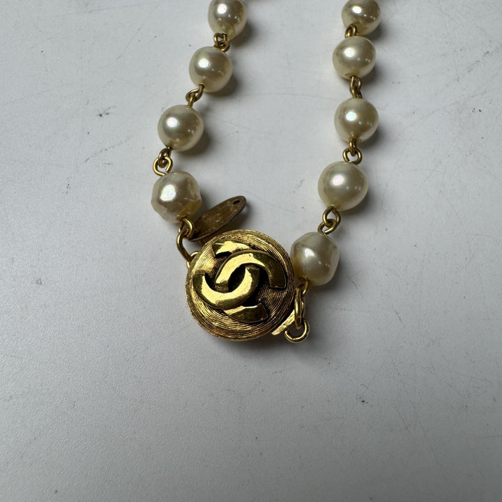 シャネル CHANEL ココマーク パール ネックレス 3647 レディース