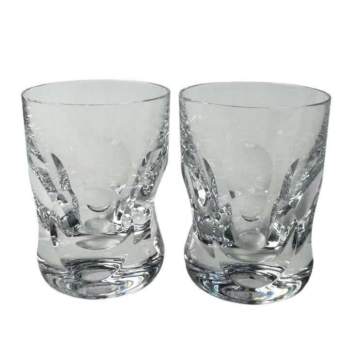 バカラ BACCARAT オリオン ロックグラス ペア 2客セット クリスタル 希少 廃盤品