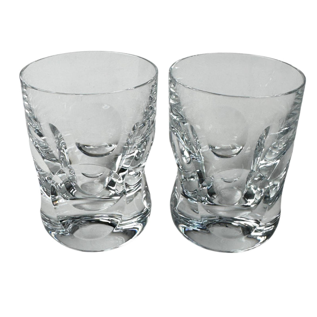 バカラ BACCARAT オリオン ロックグラス ペア 2客セット クリスタル 希少 廃盤品