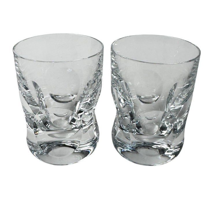 バカラ BACCARAT オリオン ロックグラス ペア 2客セット クリスタル 希少 廃盤品