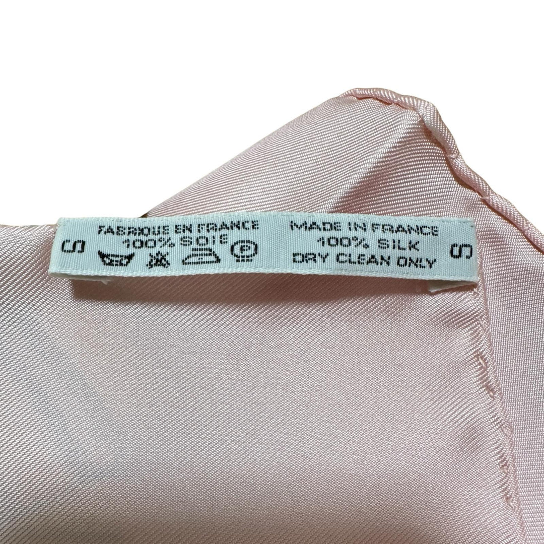美品 エルメス HERMES カレ90 CHAPEAU 脱帽 スカーフ シルク レディース