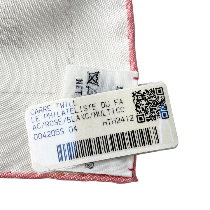 未使用 エルメス HERMES カレ 90 フォーブルの切手愛好家 レディース