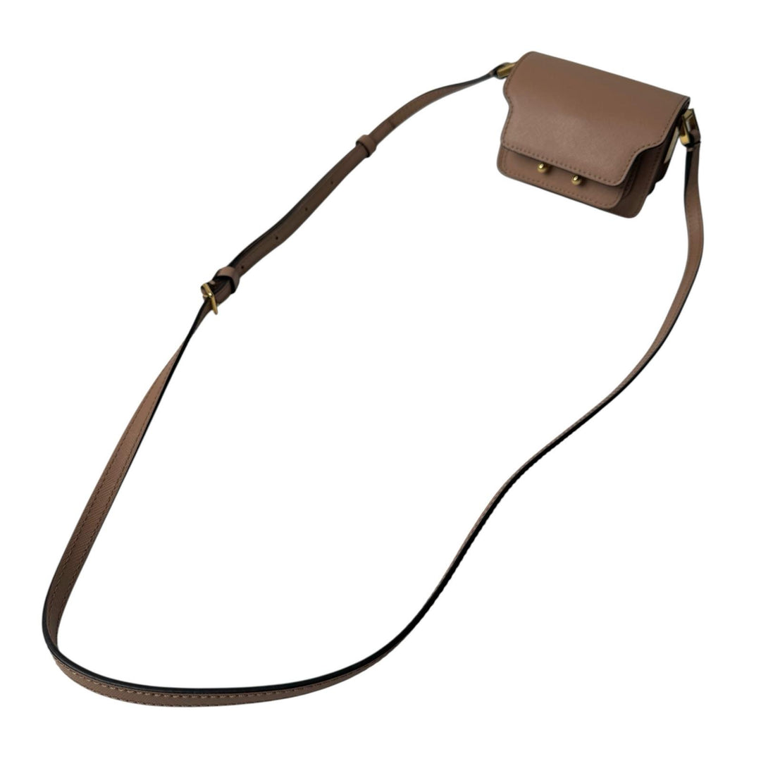 美品 マルニ MARNI マルニ トランク ナノ ショルダーバッグ 斜めがけ クロスボディ レディース