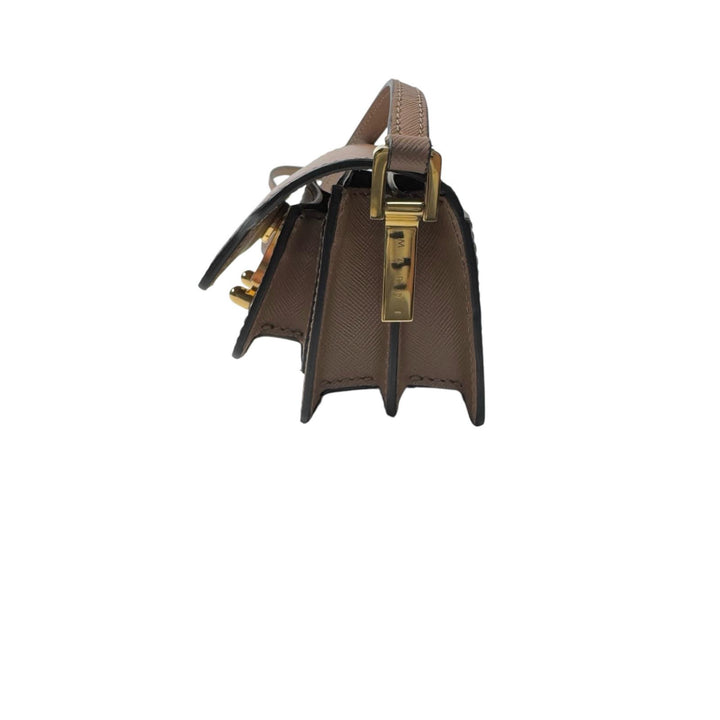 美品 マルニ MARNI マルニ トランク ナノ ショルダーバッグ 斜めがけ クロスボディ レディース