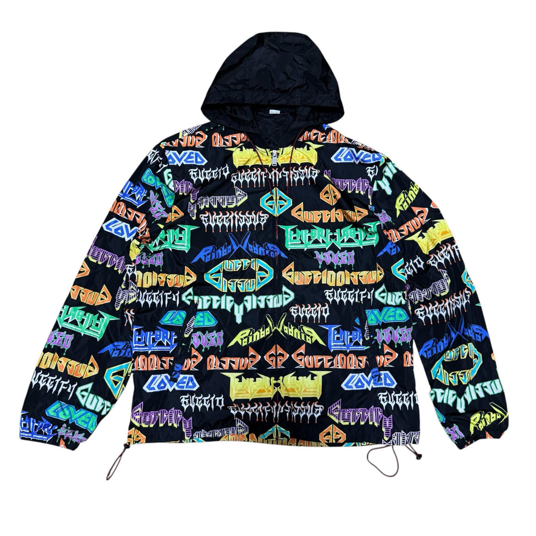 グッチ GUCCI メタルロゴ ナイロンジャケット 546344 ZAAH3 #44 メンズ
