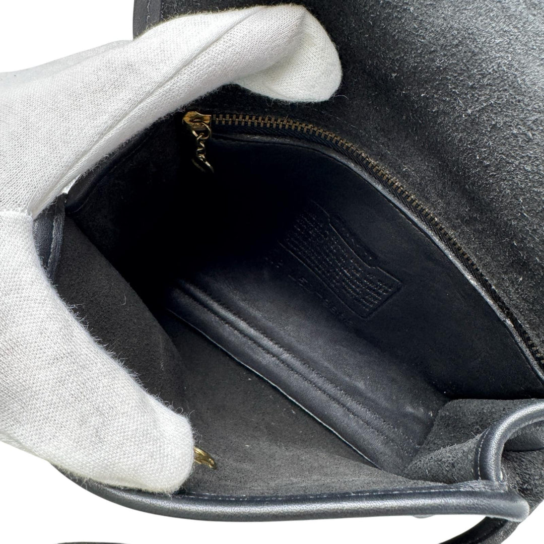 オールドコーチ OLD COACH ドイツホック ショルダーバッグ ブラック 斜めがけ クロスボディ レディース
