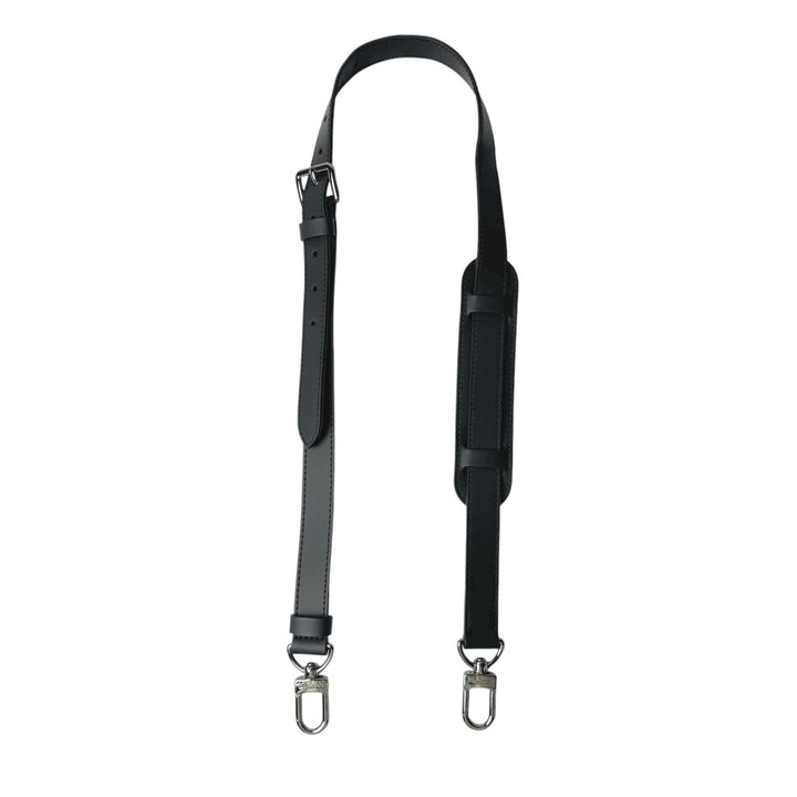 美品 ルイ ヴィトン LOUIS VUITTON ショルダーストラップ ブラック SV金具 メンズ