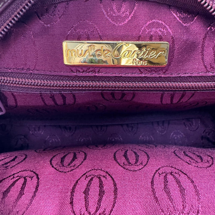 美品 カルティエ Cartier マストライン ショルダーバッグ 斜めがけ クロスボディ レディース