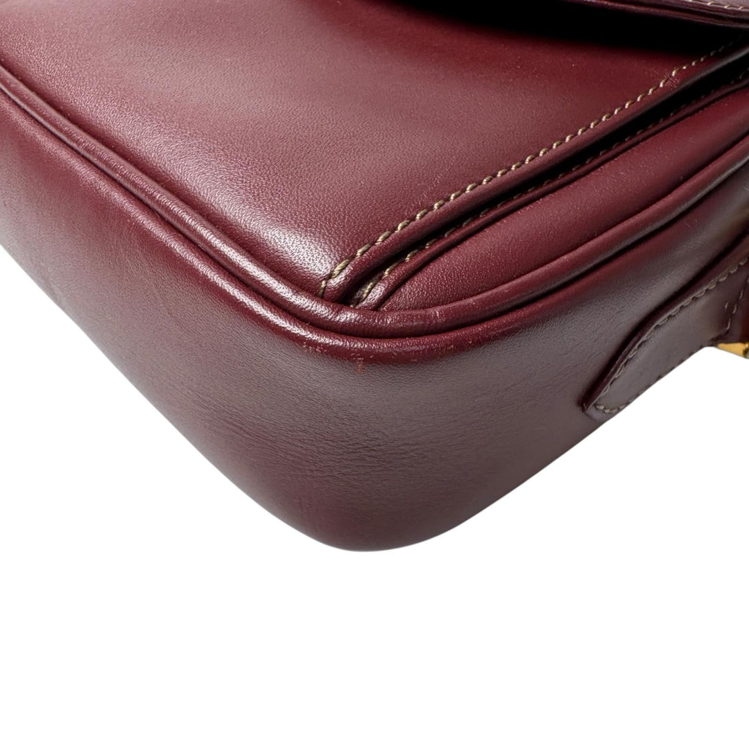 美品 カルティエ Cartier マストライン ショルダーバッグ 斜めがけ クロスボディ レディース
