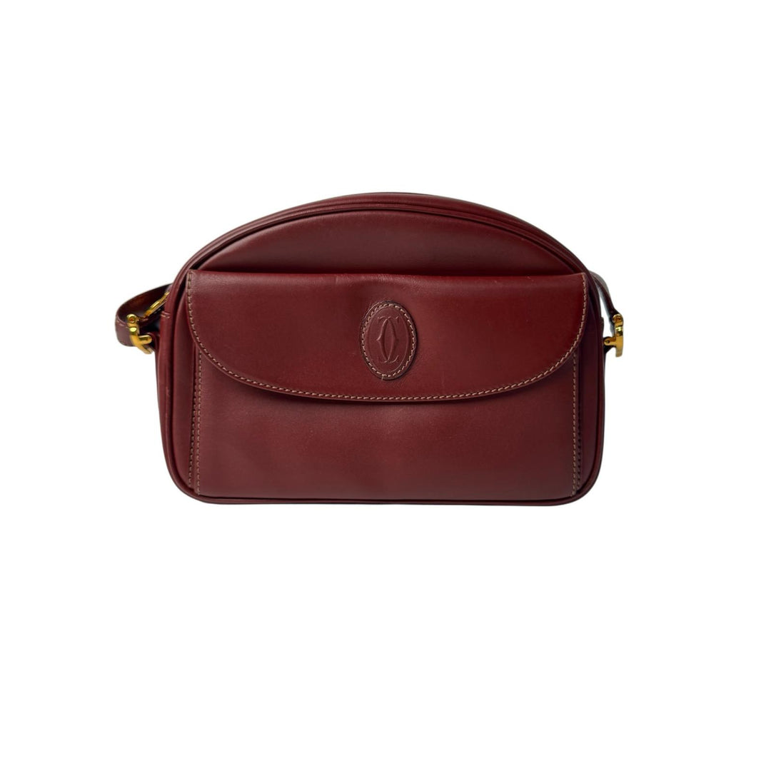 美品 カルティエ Cartier マストライン ショルダーバッグ 斜めがけ クロスボディ レディース