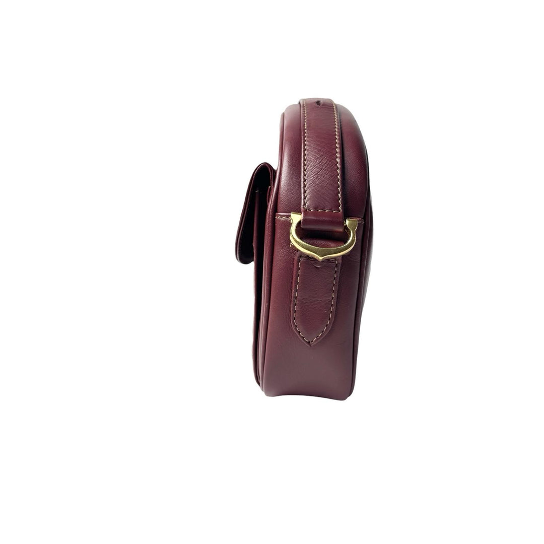 美品 カルティエ Cartier マストライン ショルダーバッグ 斜めがけ クロスボディ レディース