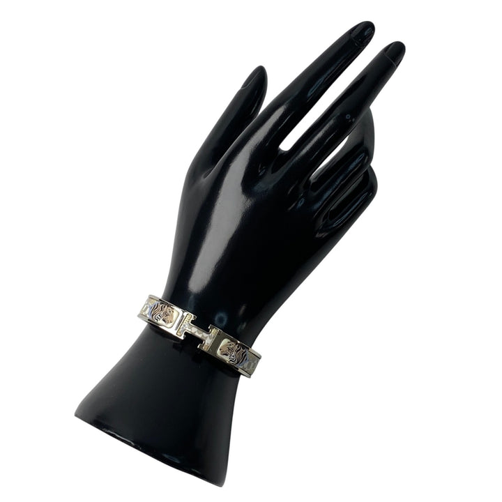 美品 エルメス HERMES レディース クリックH Clic H ランタン バルーン ラウンデル バングル ブレスレット