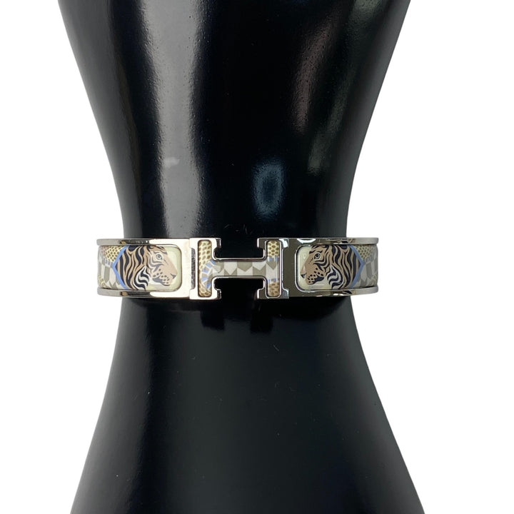 美品 エルメス HERMES レディース クリックH Clic H ランタン バルーン ラウンデル バングル ブレスレット