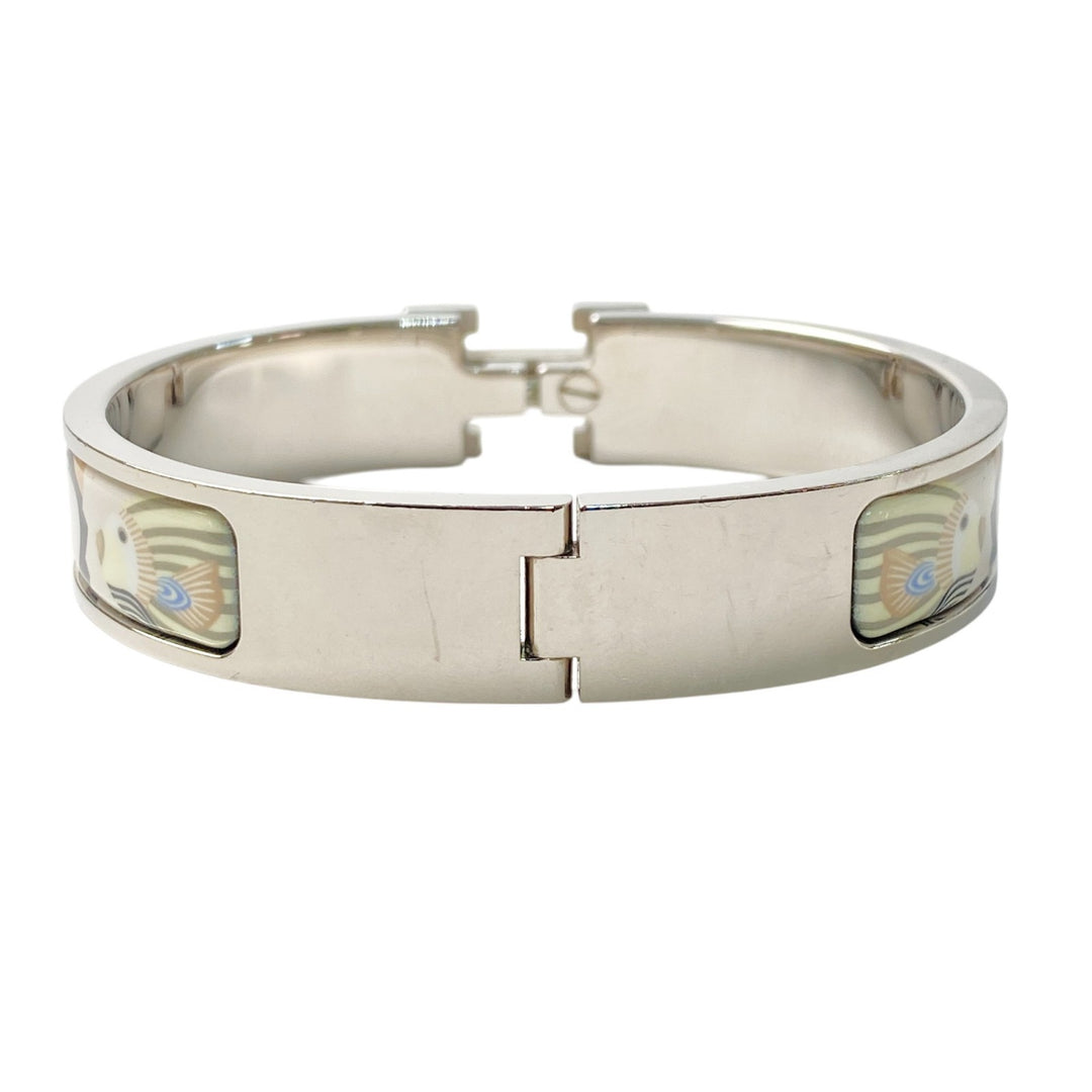 美品 エルメス HERMES レディース クリックH Clic H ランタン バルーン ラウンデル バングル ブレスレット