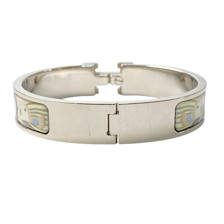 美品 エルメス HERMES レディース クリックH Clic H ランタン バルーン ラウンデル バングル ブレスレット