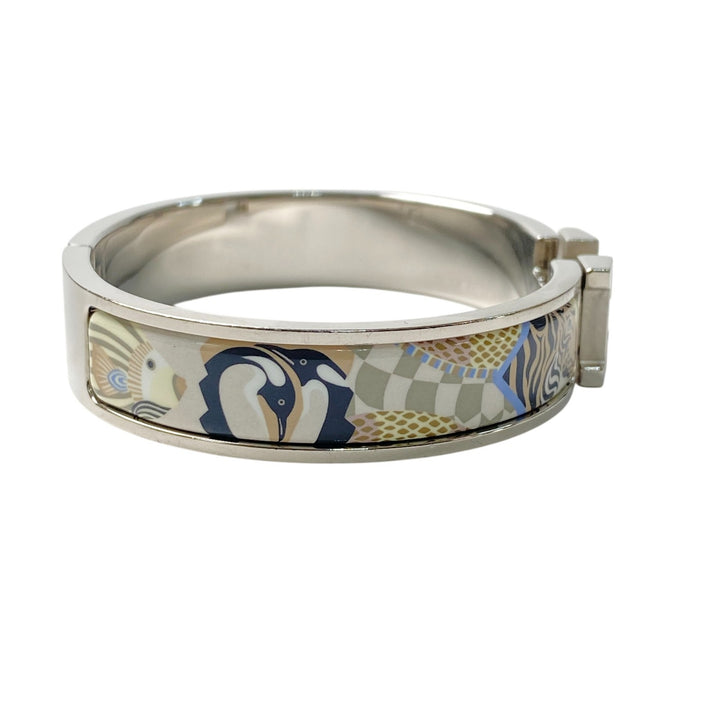 美品 エルメス HERMES レディース クリックH Clic H ランタン バルーン ラウンデル バングル ブレスレット